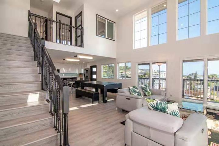 Two-Story Ocean-View Home with Waterfall Island — photo 4