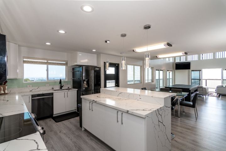 Two-Story Ocean-View Home with Waterfall Island — photo 2